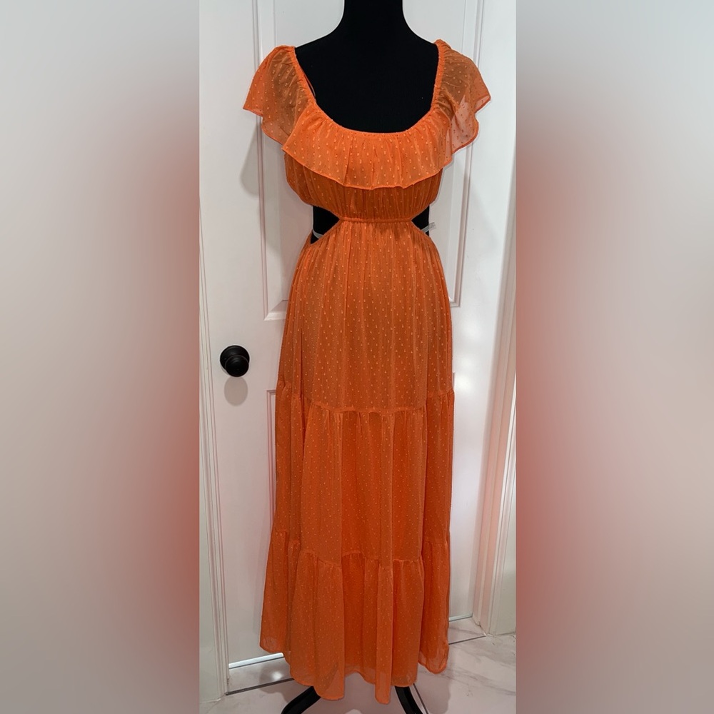 Orange Maxi Dress
